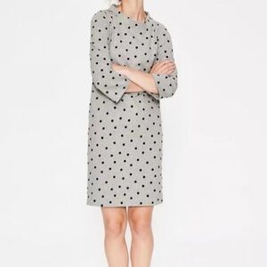 Boden Livia Polka Dot Sweatshirt Dress